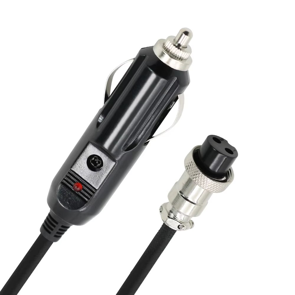 High Quality 12V 24V Cigarette Lighter Adapter Charge Cable with GX16 Aviation Plug Aircraft Connector Accessories 5A 10A 15A