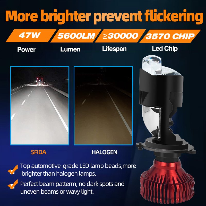 Auto Accessories Headlight System Bulb H4 Headlamp Projector Car Headlight Bulb Replacement