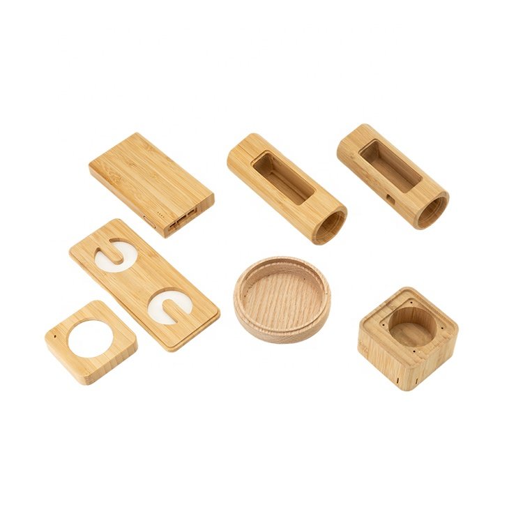 High Quality Router Machining Round Cube Square Block Prototype CNC Wooden Parts Milling Turning Lathe Cnc Custom Solid Wood
