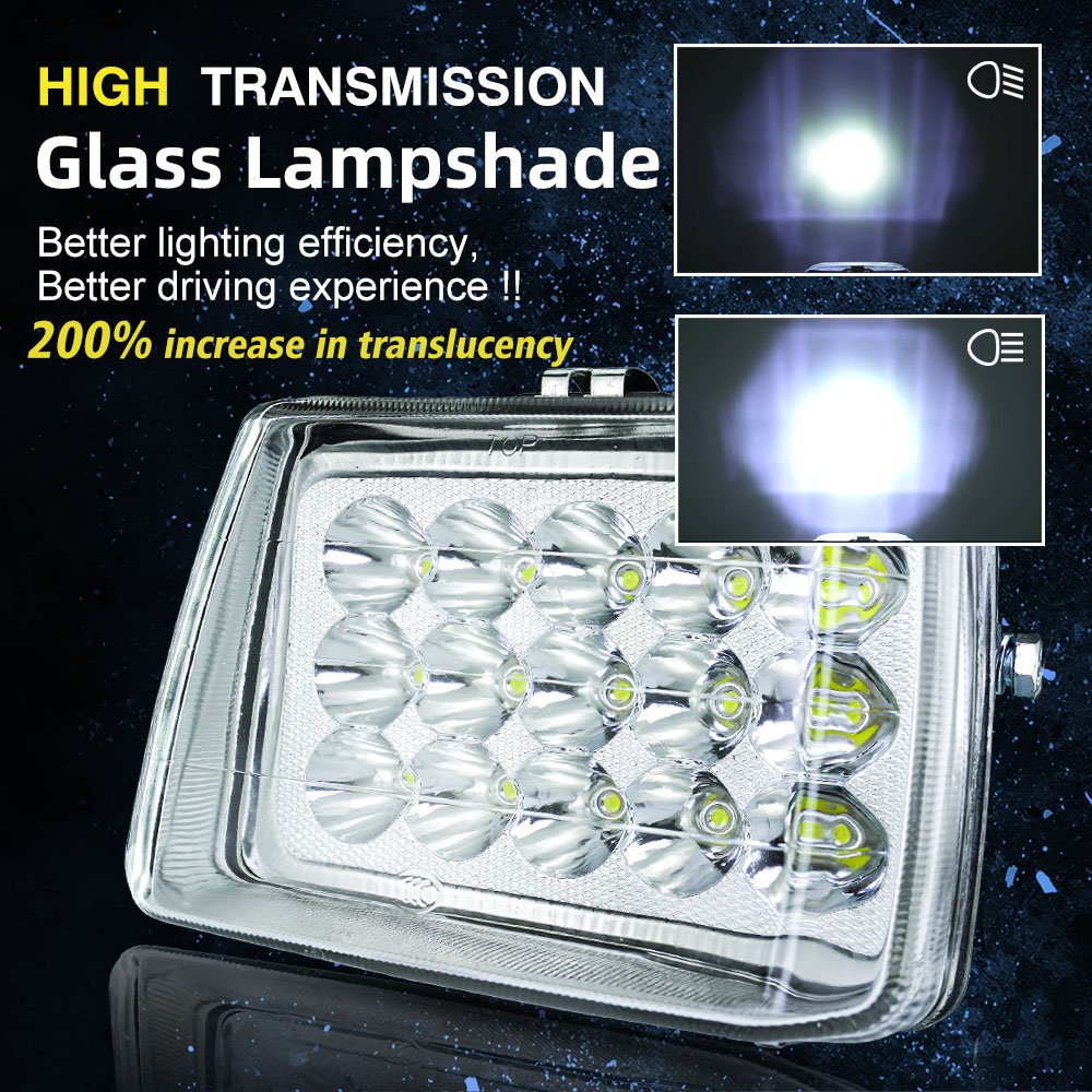 MOTOLED Motorcycle Headlight Assembly DC12V 15 Lamp High Limited Lumen High Low Beam for Honda SIrius WY125 Led Accessory
