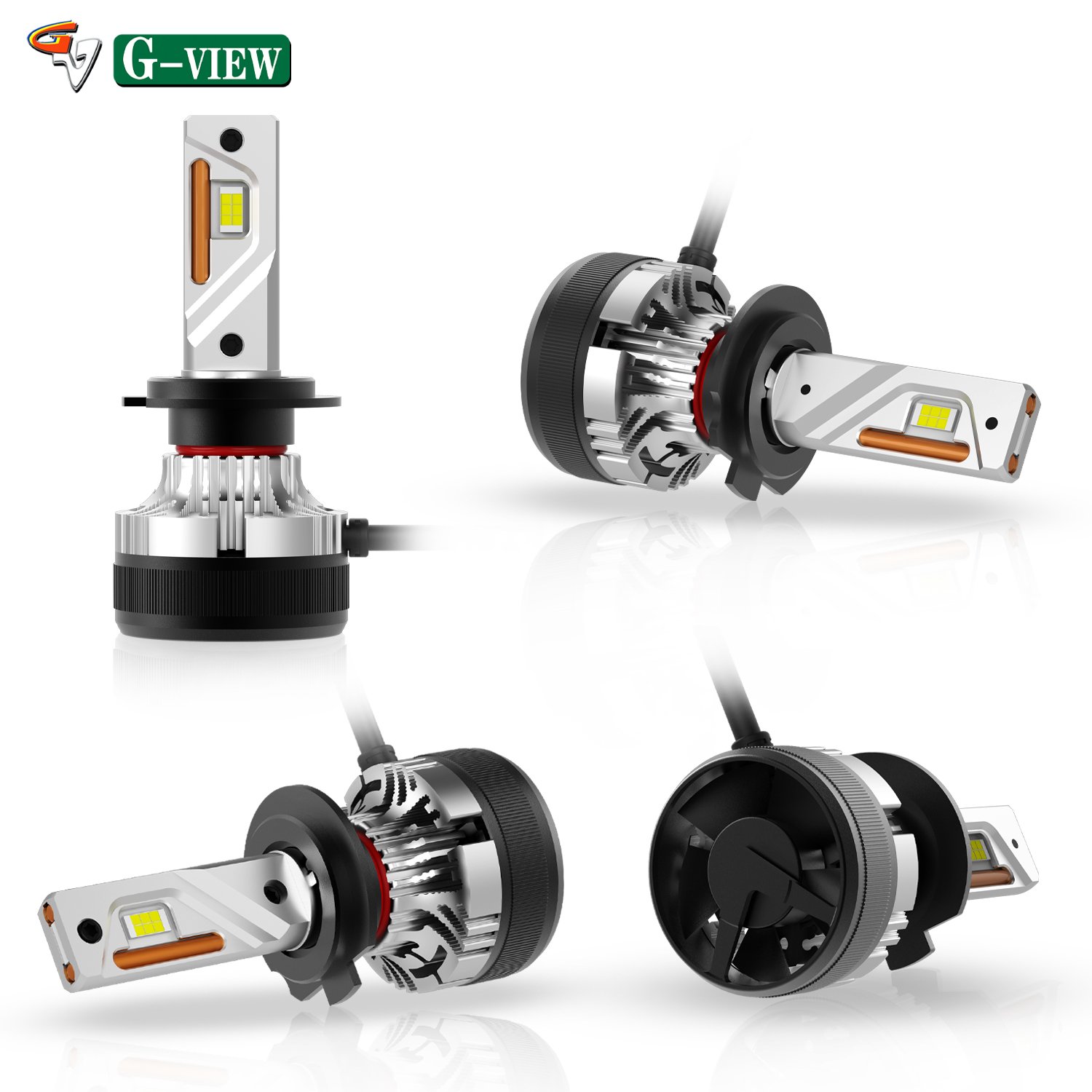 Factory Direct-sale 7035 CSP Chip LED Auto High Power G12 Series H4 H7 H11HB3 LED Bulbs 6000k 4300K H7 LED Headlights Bulb