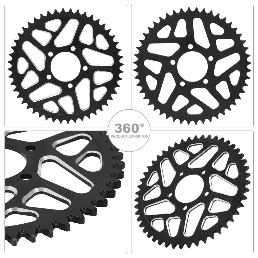 JFG Electric Road Bike 7075 Aviation Aluminum Alloy 48T 48 Teeth Motorcycle Chain Sprocket for Surron Light Bee X S Parts
