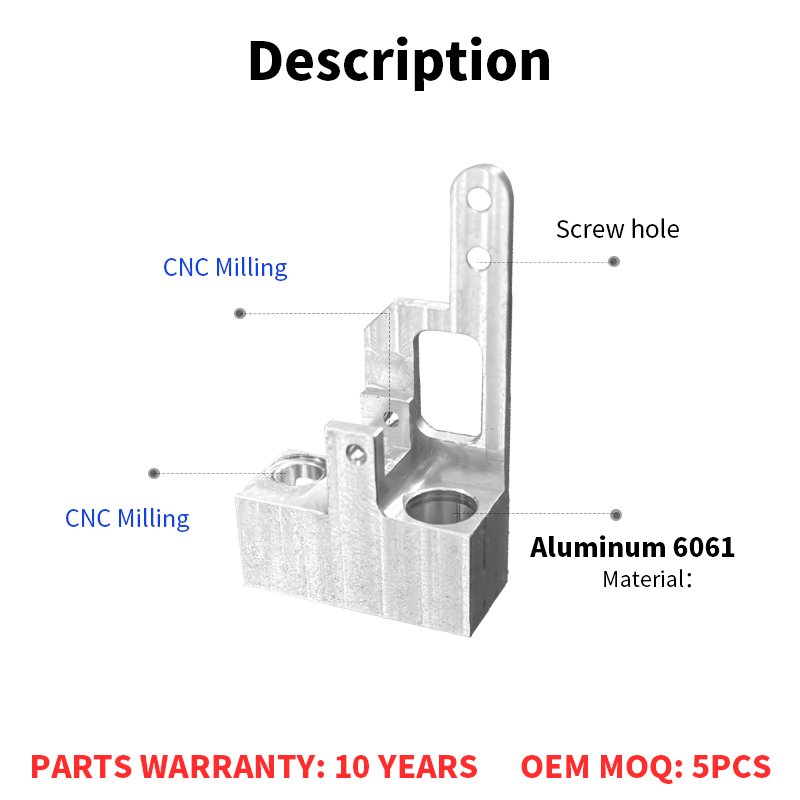 High Load Aluminum Alloy Piece Machine Machining Services Industrial Components Part for Medical Equipment