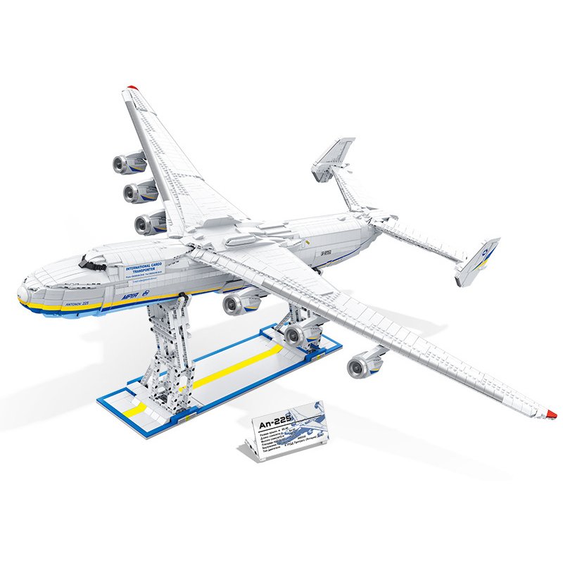 Creator Expert Large Aircraft Model Building Blocks Toys For Boys Birthday Gift Ann 225 Transport Plane JIESTAR 57014 Compatible