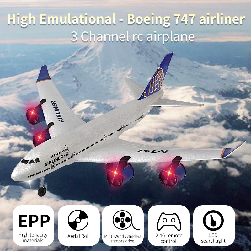 747 3ch Model Flying Jet Airplane Juguet Avion A Control Planes Helicopters Aircraft Rc Plane Big Ultralight Electric Toy Plane