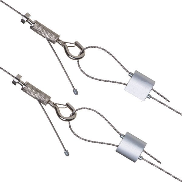 Factory Price Parallel Panel Light Wire Clamp Brass Aircraft Cable Gripper Lights Fixture Looping Lighting Wire Gripper
