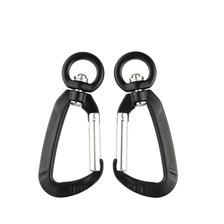 400kg Pulling Force Outdoor Multi-function Swivel Aluminum Carabiner Hook Carabiner Pet Accessories for Dog Leash