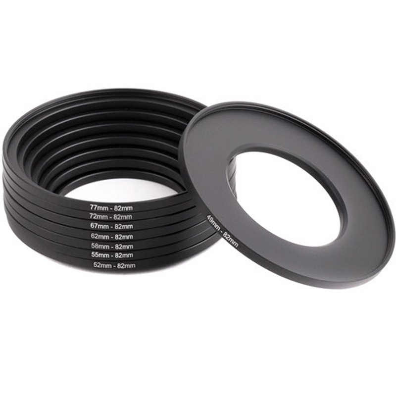 37-82mm Camera Adapter Ring Step up Ring & Step Down Ring with Camera Accessories