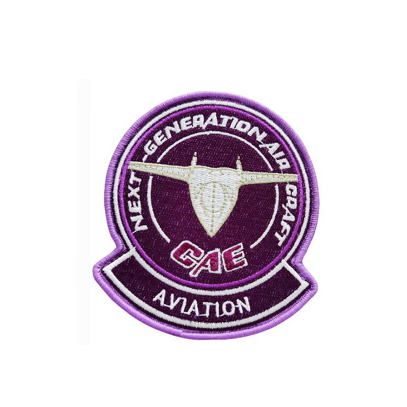 High Quality Customize Cheap Price Aviation Cap Embroidery Patch Iron on Patches