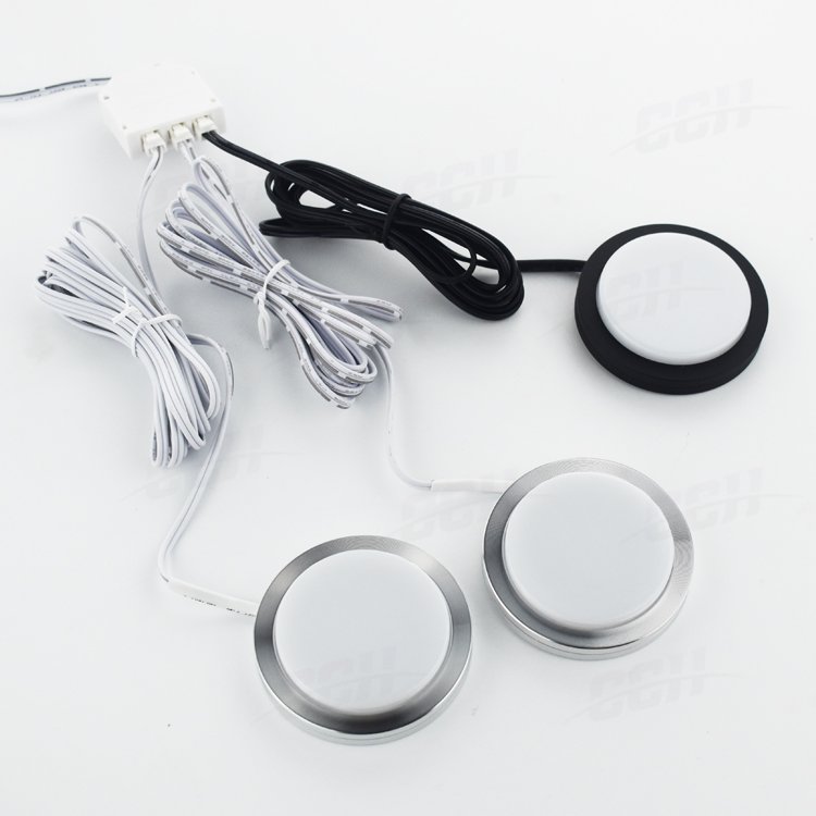 Sensor Small Led Light Round Cabinet Light Night Lights DC12V Round Cabinet Lamp