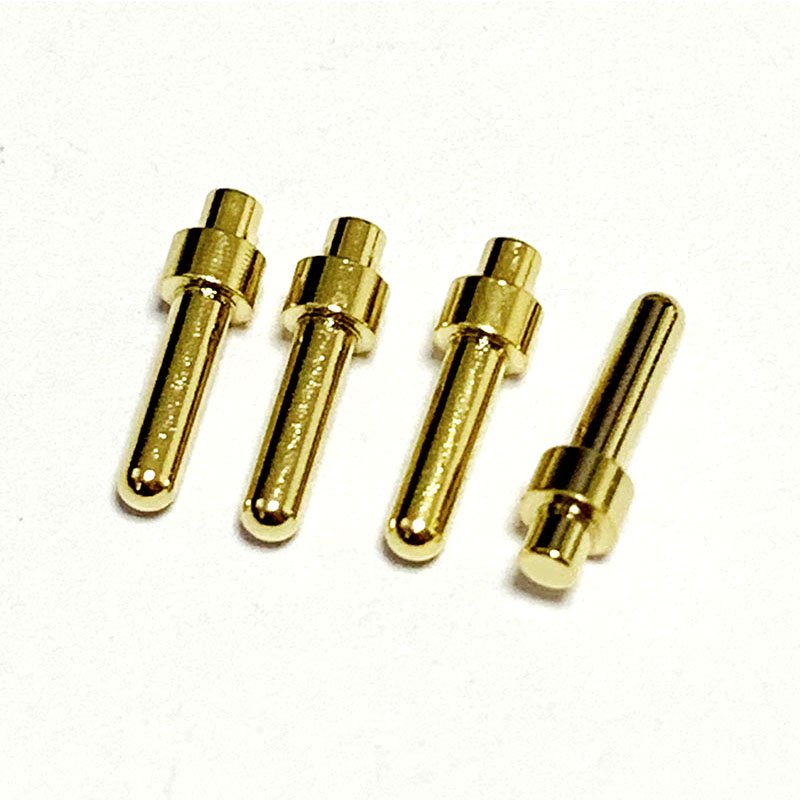 Factory Direct Sales Solid Terminal Pin Male Female Pcb Brass Contact Pin Socket Terminal Connector Pin