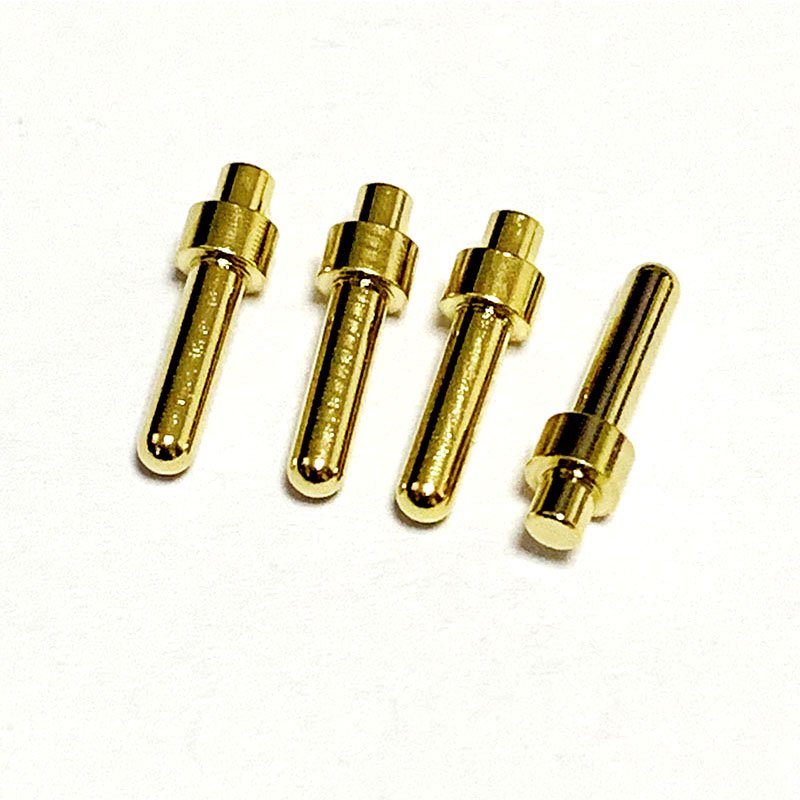 Factory Direct Sales Solid Terminal Pin Male Female Pcb Brass Contact Pin Socket Terminal Connector Pin