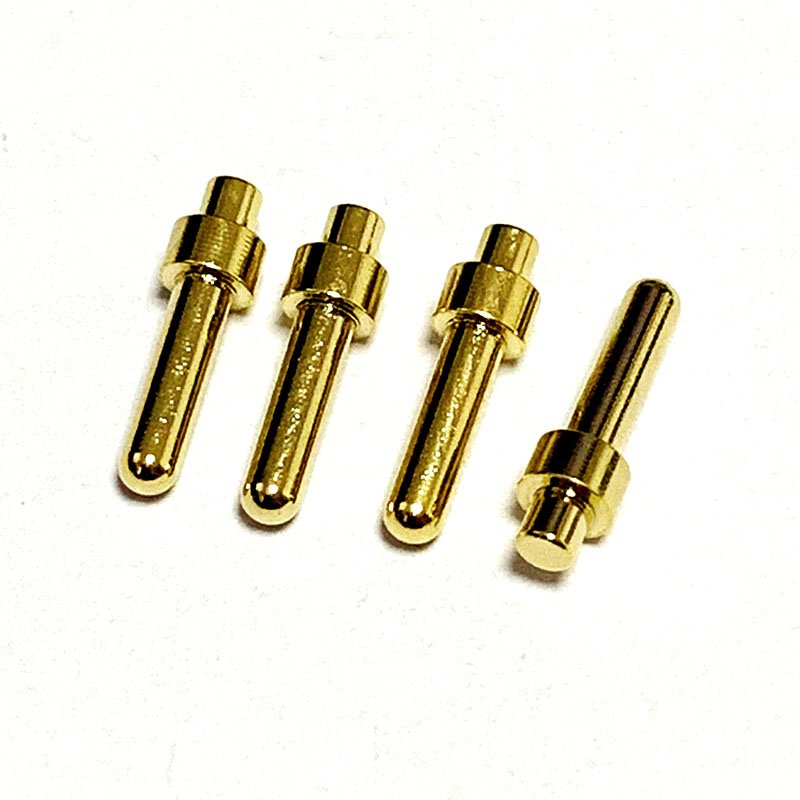 Factory Direct Sales Solid Terminal Pin Male Female Pcb Brass Contact Pin Socket Terminal Connector Pin