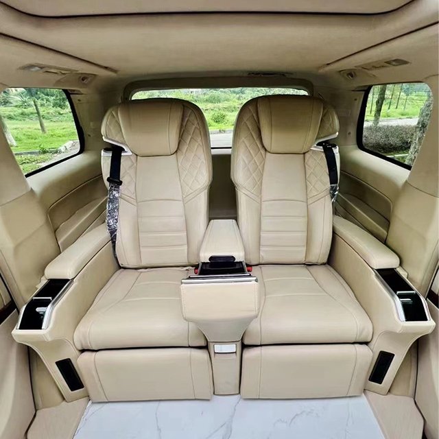 Alphard Vellfire VITO V250 V260 W447 Aviation Seat TV Business Car 7-seater to 4-seater Partition Interior Modification Parts