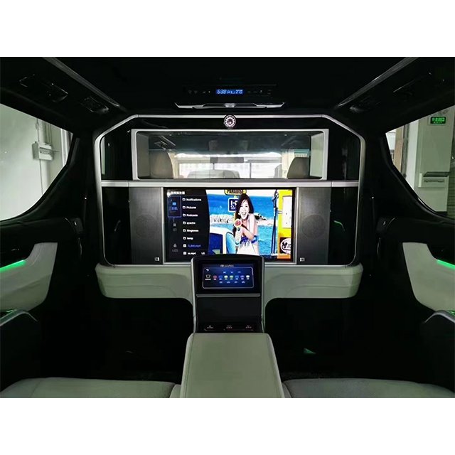 Alphard Vellfire VITO V250 V260 W447 Aviation Seat TV Business Car 7-seater to 4-seater Partition Interior Modification Parts