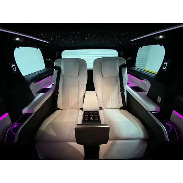 Alphard Vellfire VITO V250 V260 W447 Aviation Seat TV Business Car 7-seater to 4-seater Partition Interior Modification Parts