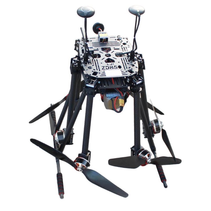 ZD850 Hexacopter Drone with PIXHAWK4 PIX2.4.8 NAZA V2 Flight Control Accessory for Remote Aerial Photography and Load Delivery