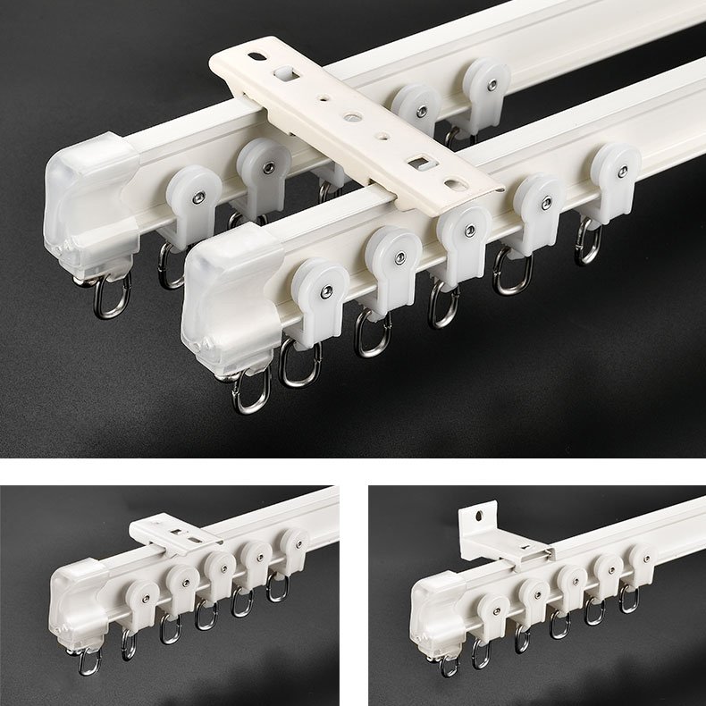 Factory Stock Quality Standard Curve Bendable Curtain Rail and Track for Project