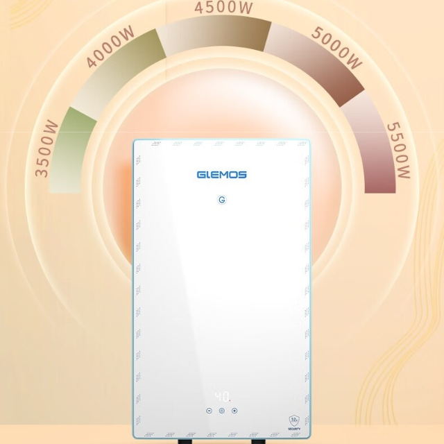High Quality 5kW Easy Installation Imension Water Heater Electric for Shower Kitchen Bathroom
