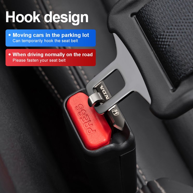 Car Safty Plugs All Logo Seatbelt Buckle Silencer Car Seat Belt Extender Plug Clip Buckle