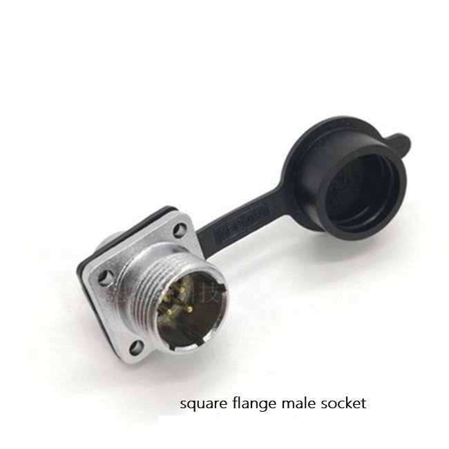 Wholesale P12 IP55 Waterproof 2P 4P 3P 7P 6P Female Male Circular Aviation Plug Connector Copper Contacts Socket Plug Connector