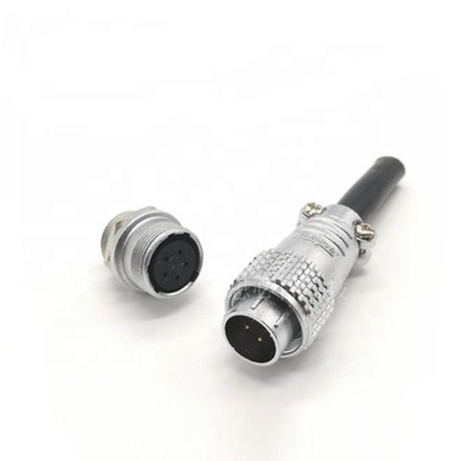 Wholesale P12 IP55 Waterproof 2P 4P 3P 7P 6P Female Male Circular Aviation Plug Connector Copper Contacts Socket Plug Connector