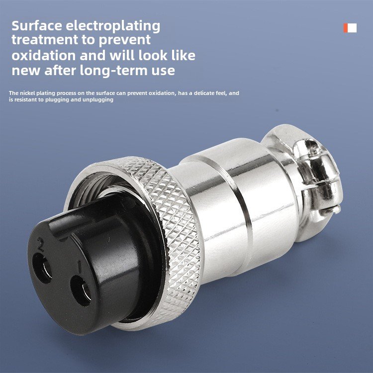 Aviation Plug GX20 Series Connector Male 20-2/3/4/5/6/7/8/9/10/12/14/15 Core Power Supplies Accessories