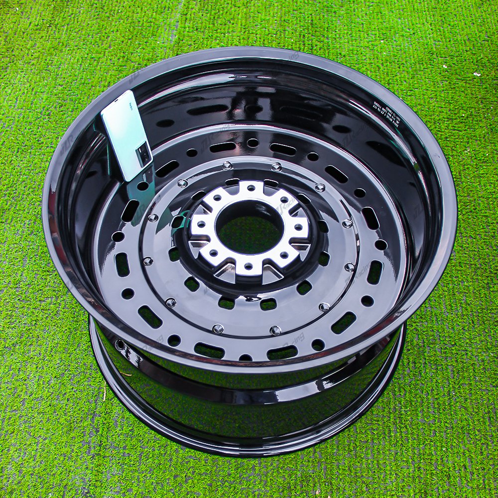 JZ Custom New Forged Wheels 24x14inch H-shaped Blank Bright Black Off-road Wheels for Hummer