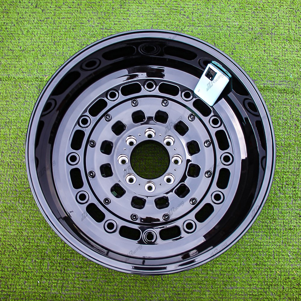 JZ Custom New Forged Wheels 24x14inch H-shaped Blank Bright Black Off-road Wheels for Hummer