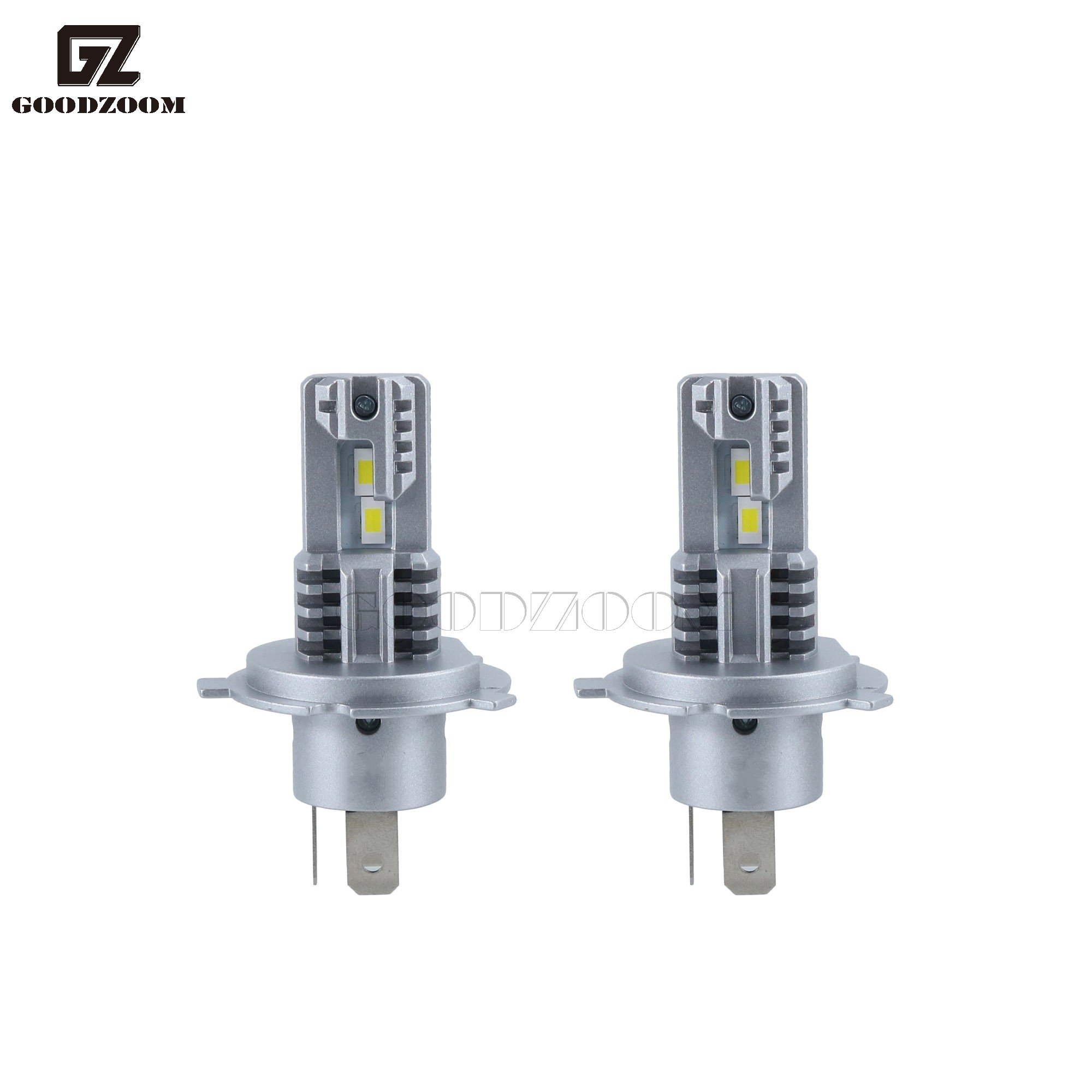 GOODZOOM Vehicles Auxiliary Lights H1 H3 H4 H7 H11 H27 9005 9006 LED Headlight Head Flashlight for Auto Parts 60W 6500K