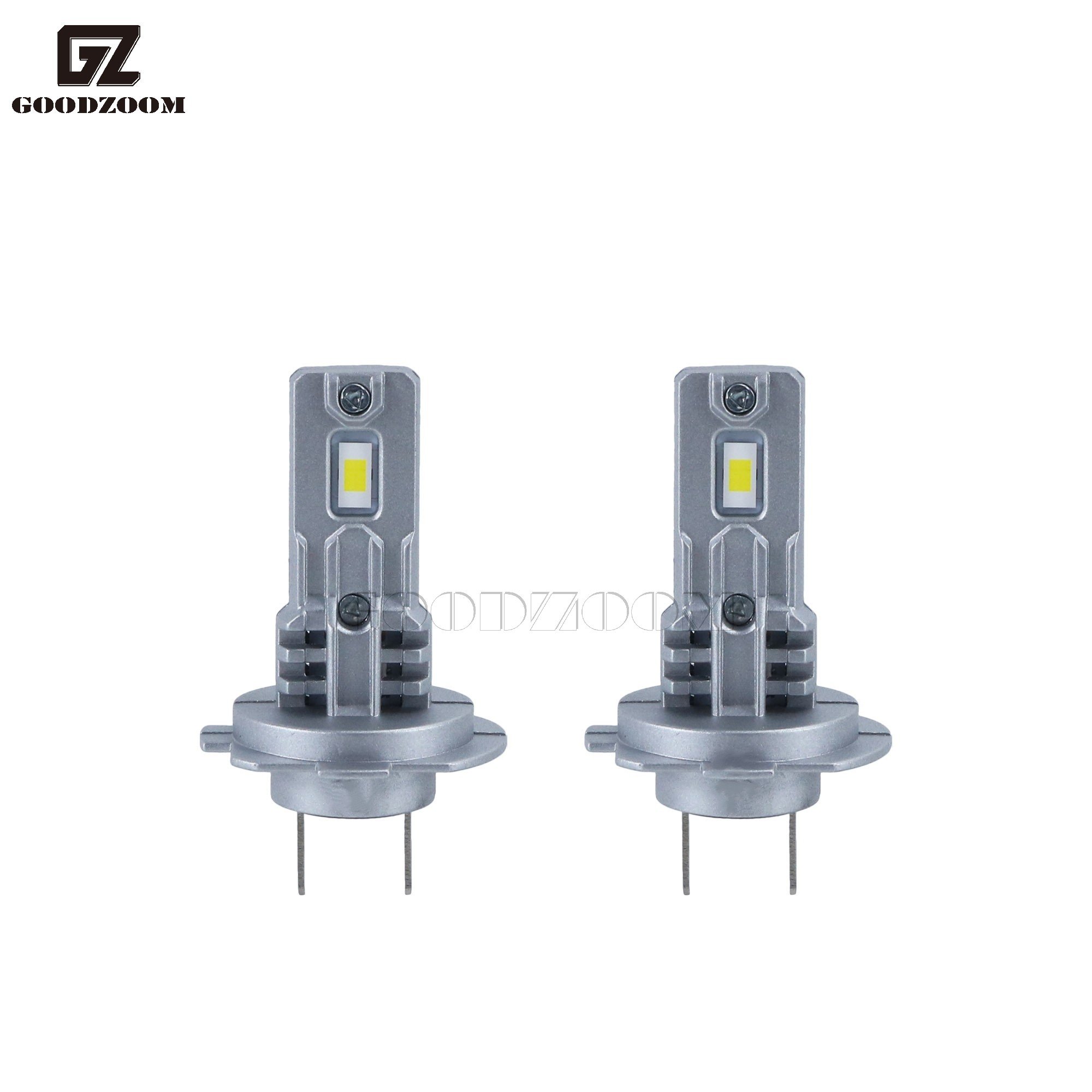 GOODZOOM Vehicles Auxiliary Lights H1 H3 H4 H7 H11 H27 9005 9006 LED Headlight Head Flashlight for Auto Parts 60W 6500K