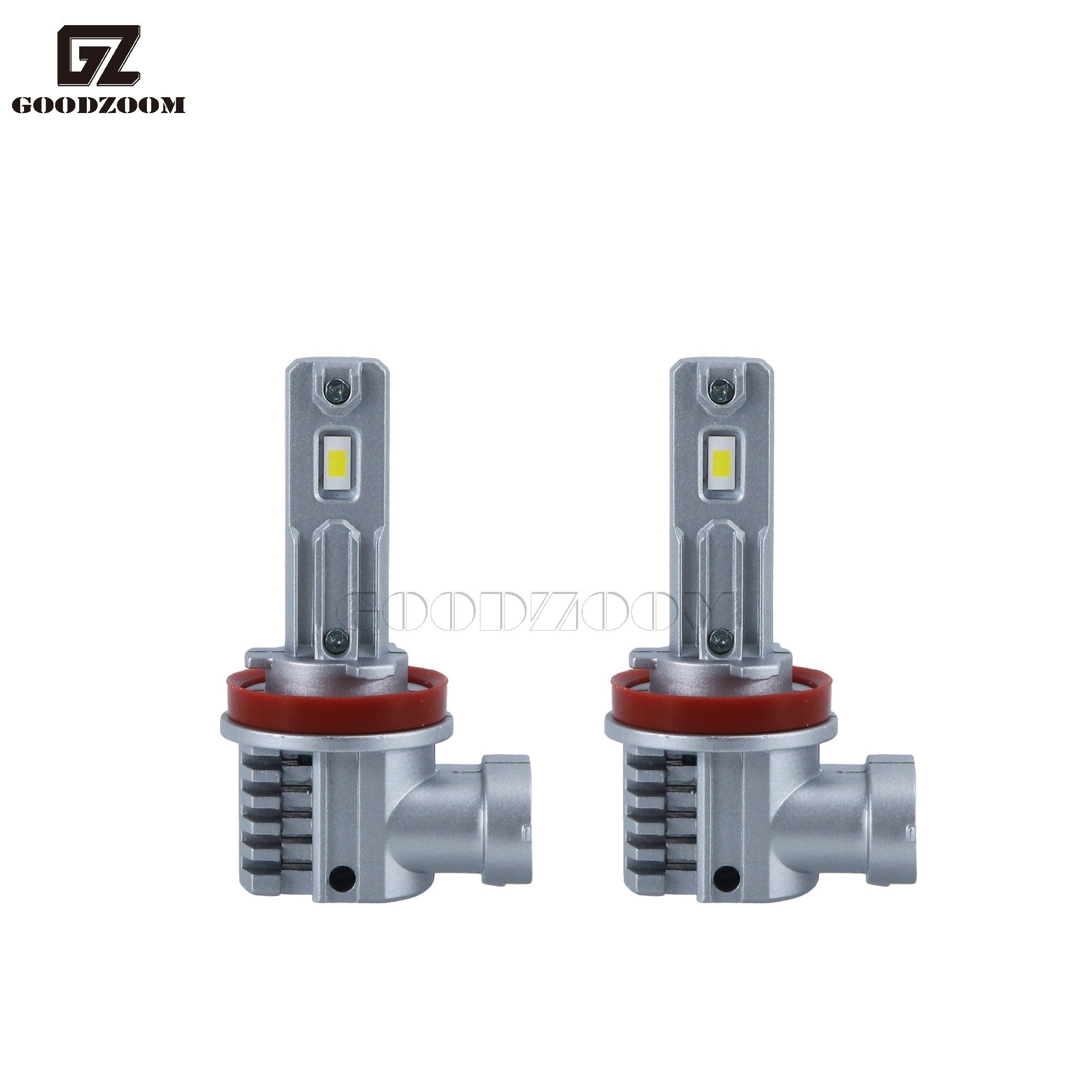 GOODZOOM Vehicles Auxiliary Lights H1 H3 H4 H7 H11 H27 9005 9006 LED Headlight Head Flashlight for Auto Parts 60W 6500K