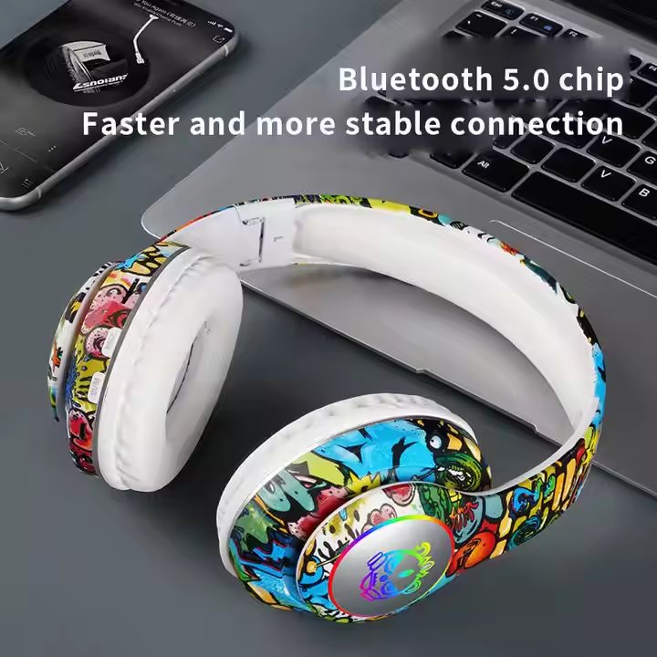 Hot Selling Computer Accessories LX-8686 Earphones Foldable Trend Subwoofer Earphones Waterproof Earphones Headphone