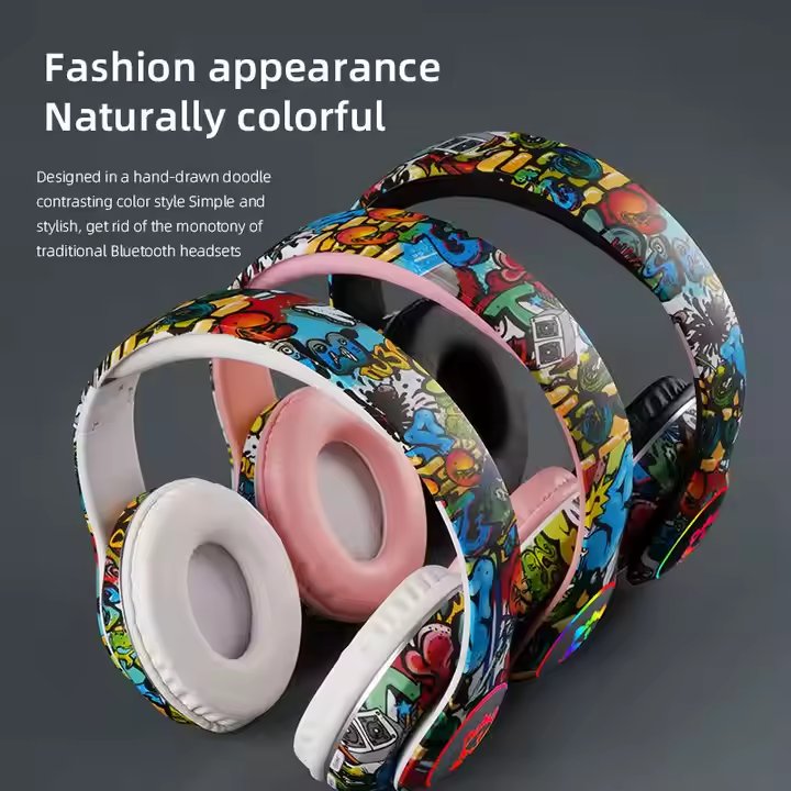 Hot Selling Computer Accessories LX-8686 Earphones Foldable Trend Subwoofer Earphones Waterproof Earphones Headphone