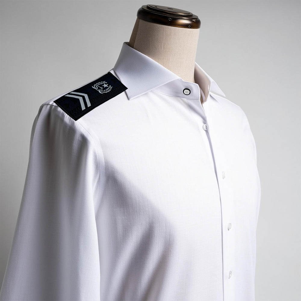 Custom Daily Aviation Pilot Uniform Set with Shoulder Epaulettes and Woven Embroidery Badges Unique Personalized Design