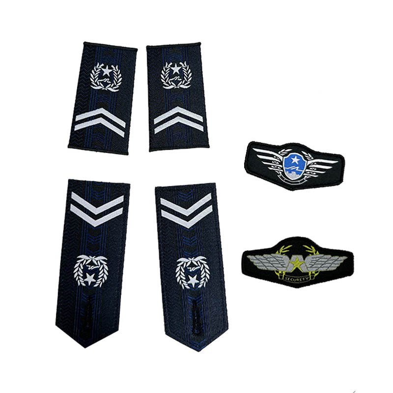 Custom Daily Aviation Pilot Uniform Set with Shoulder Epaulettes and Woven Embroidery Badges Unique Personalized Design