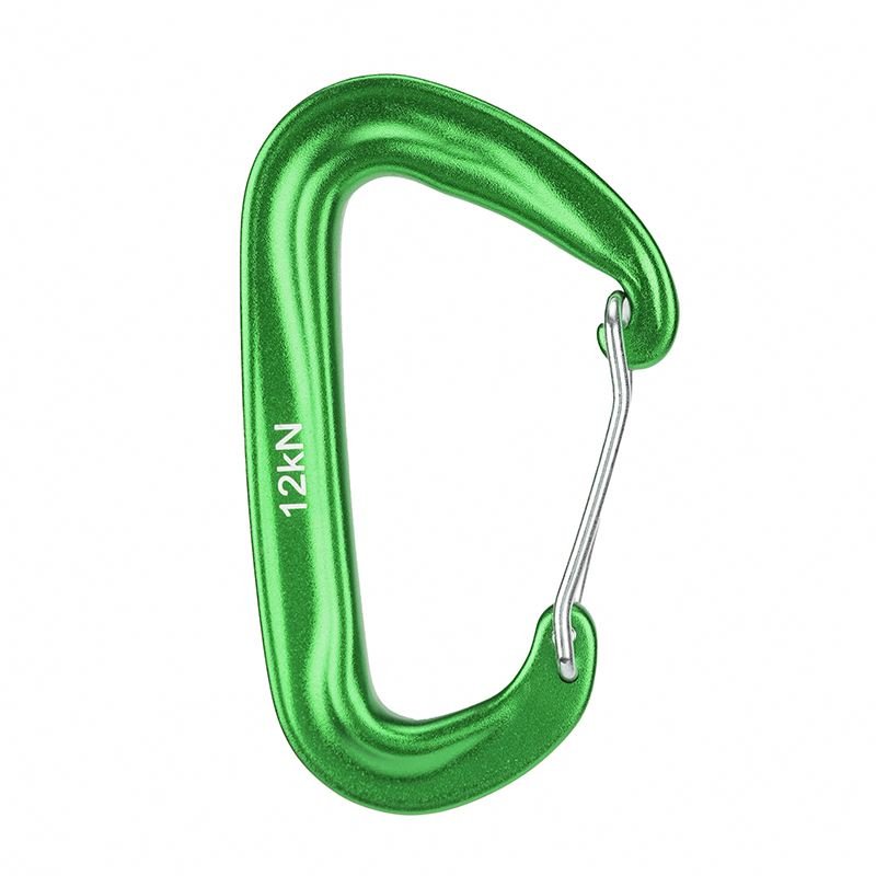 Customized 12kN Heavy Duty Carabiner Clips Snap Hook Spring Lock Hook Buckle Wire Gate Carabiner for Outdoor