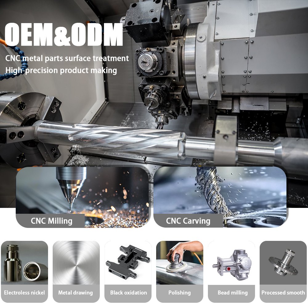 OEM Custom 5 Axis Machining Service for Auto Spare Parts CNC Turning Milling Stainless Steel Wire EDM for Aviation Aircraft