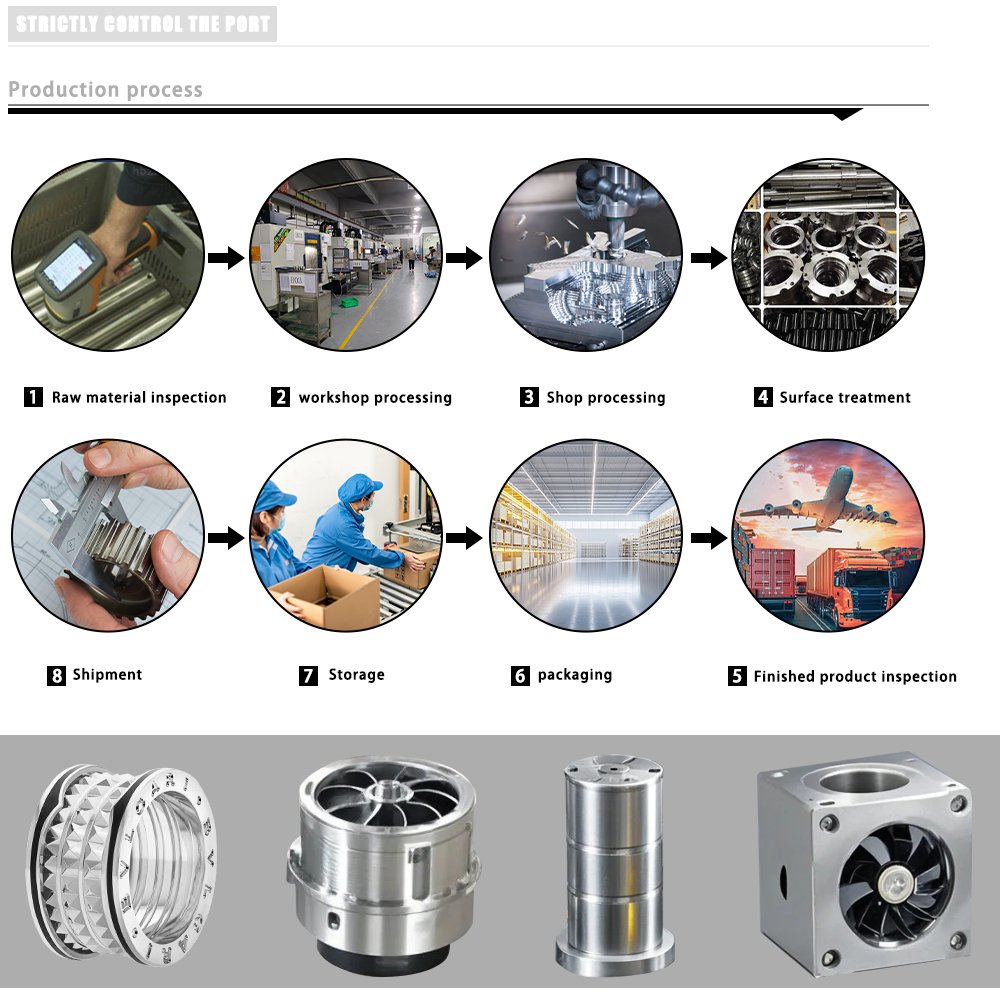 OEM Custom 5 Axis Machining Service for Auto Spare Parts CNC Turning Milling Stainless Steel Wire EDM for Aviation Aircraft