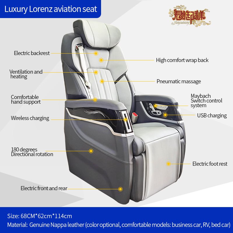 Benz Vito V220 V250d V300 Sprinter VIANo V-class New Designcar Accessories Auto Design Custom Luxury Car Seat Aviation Seat