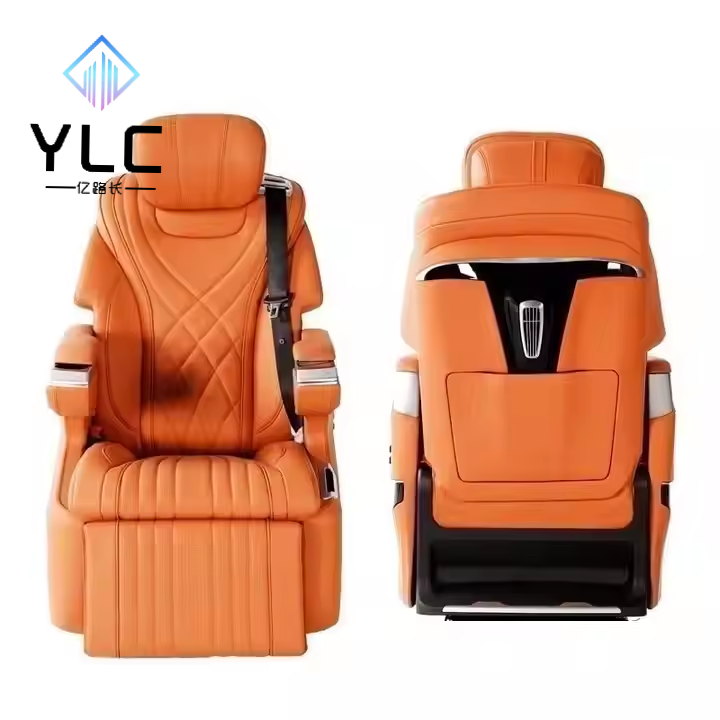 YLC Custom Aero Leather Seat for Universal Luxury Van Modification on W447 V Class V260 Toyota Vito Alphard Sprinter Van Models