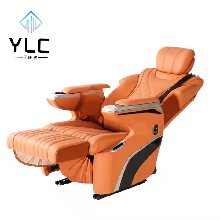 YLC Custom Aero Leather Seat for Universal Luxury Van Modification on W447 V Class V260 Toyota Vito Alphard Sprinter Van Models