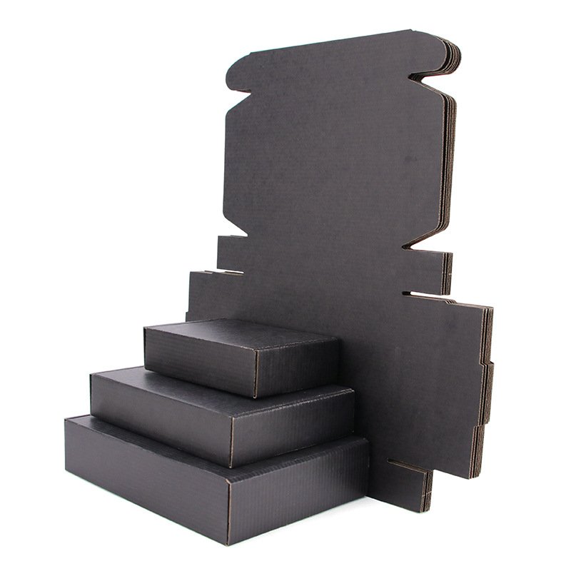 High Quality Cardboard Box Color Printing Processing White and Black Color Aviation Corrugated Cardboard Box