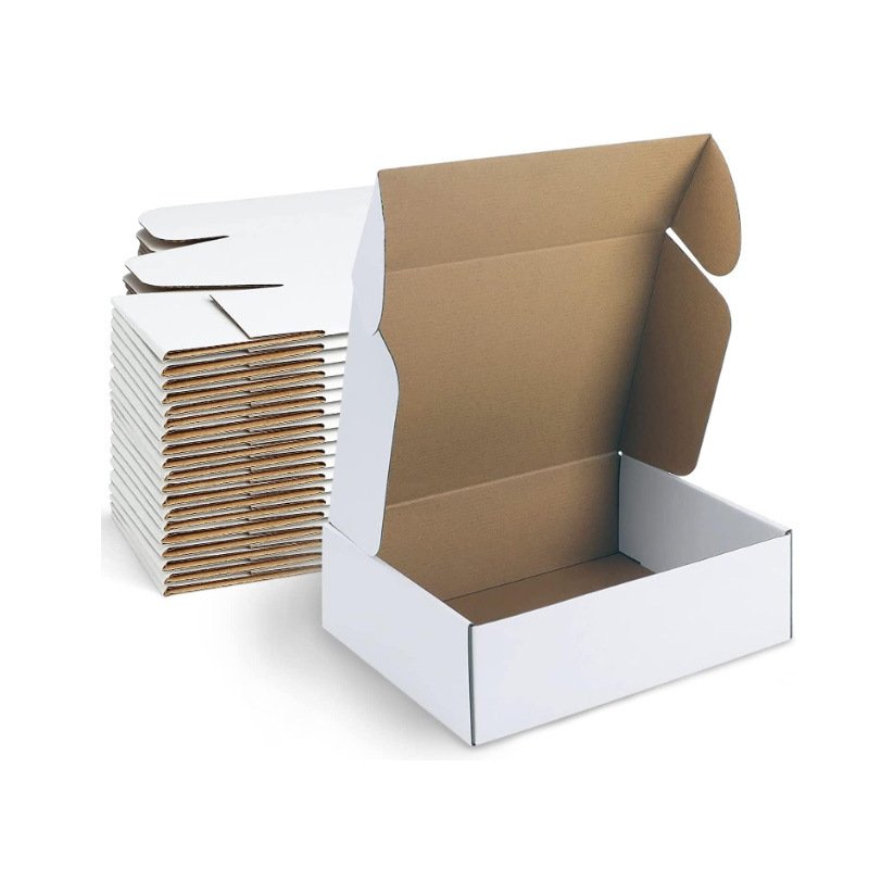 High Quality Cardboard Box Color Printing Processing White and Black Color Aviation Corrugated Cardboard Box