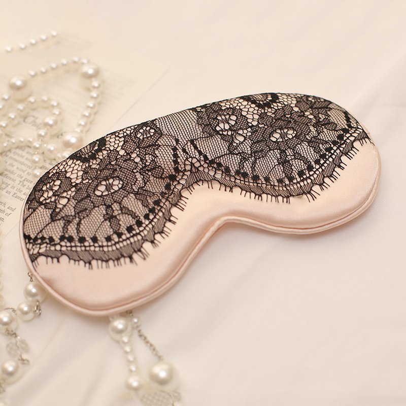 Lace Silk Blindfold Eye Mask Sexy Costume Lingerie Accessories for Women Sleep Mask Blindfold Headband for Daily Use