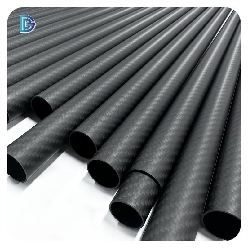 High Quality Custom Full 3K Carbon Fiber Tube Carbon Fiber Pipe Different Diameter High Strength High Modulus