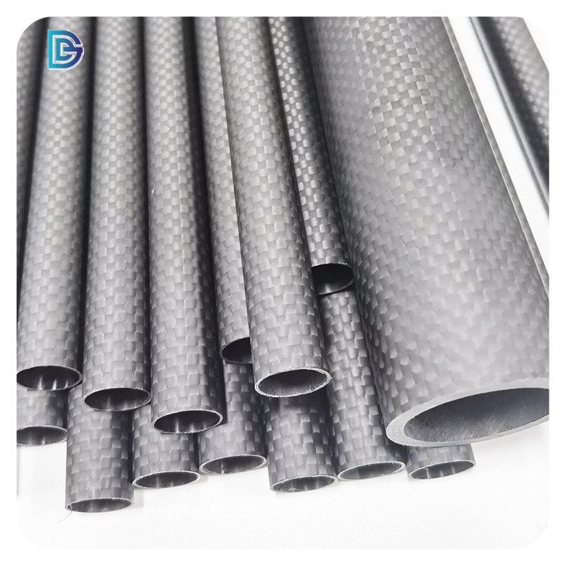 High Quality Custom Full 3K Carbon Fiber Tube Carbon Fiber Pipe Different Diameter High Strength High Modulus