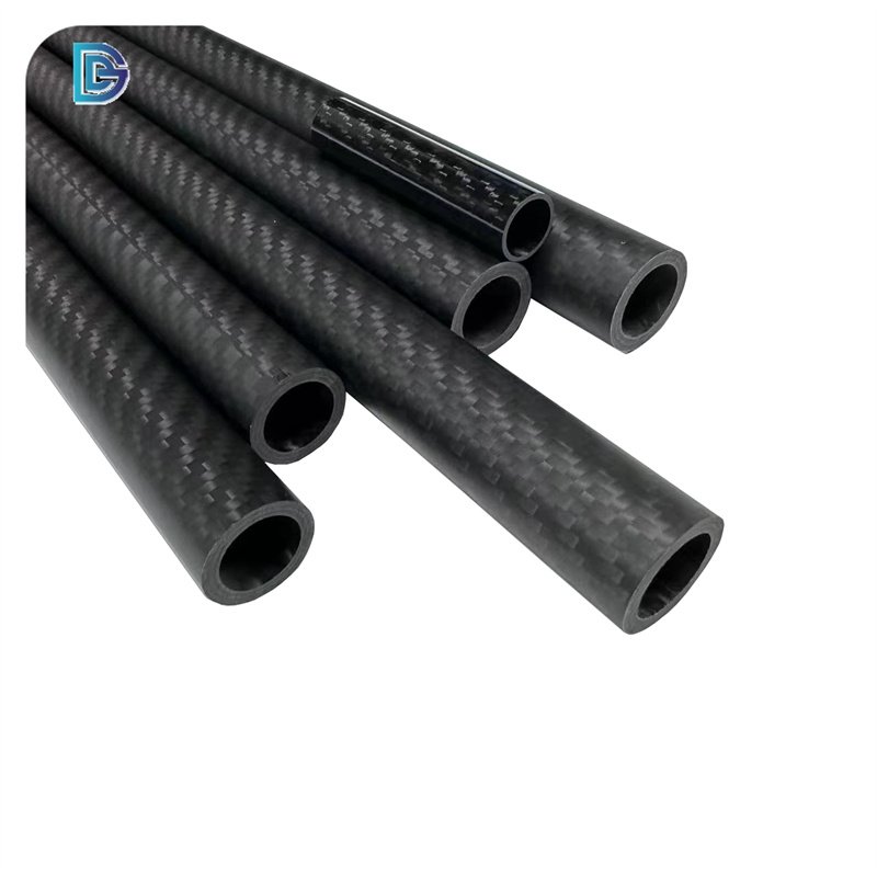 High Quality Custom Full 3K Carbon Fiber Tube Carbon Fiber Pipe Different Diameter High Strength High Modulus