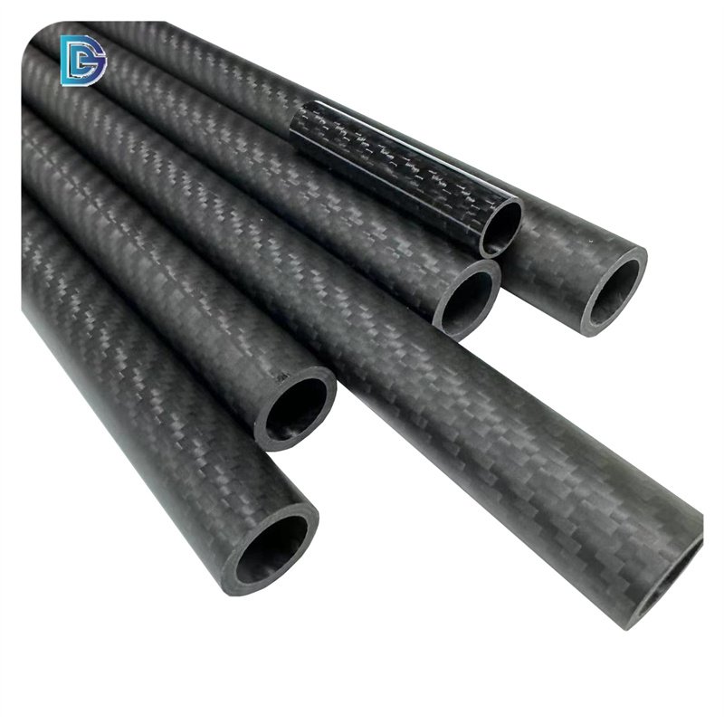 High Quality Custom Full 3K Carbon Fiber Tube Carbon Fiber Pipe Different Diameter High Strength High Modulus