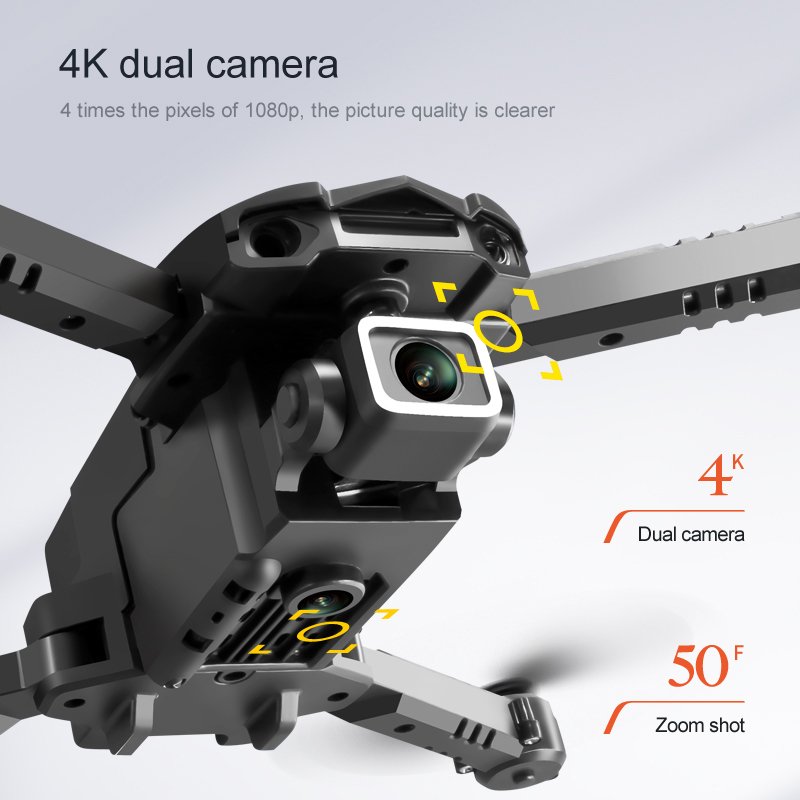 Drone Portable S128 4k/8k Quadcopter Dual Camera Obstacle Avoidance Optical Flow Wifi Rc Mini Flights Helicopter Drones